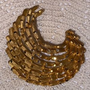 VINTAGE CORO Ladies Gold Wheat Brooch